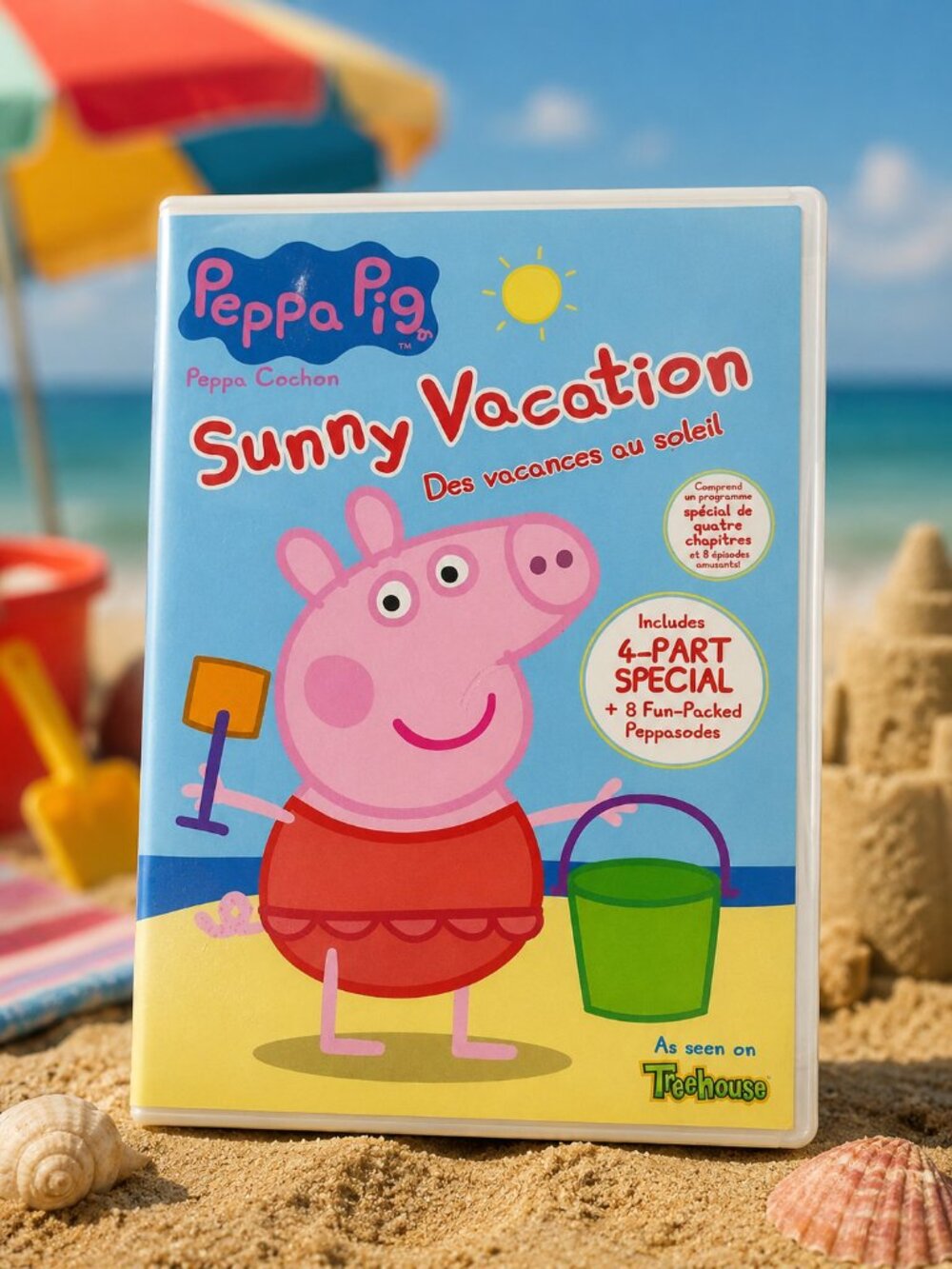 Peppa Pig: Sunny Vacation (DVD, Region 1) Brand New Factory Sealed!